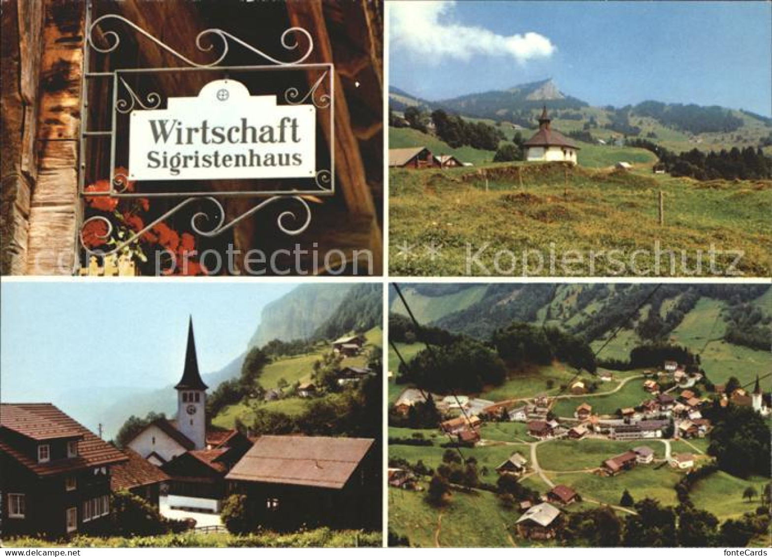 12014193 Illgau Wirtschaft Sigristenahsu Fliegeraufnahme Illgau - Other & Unclassified