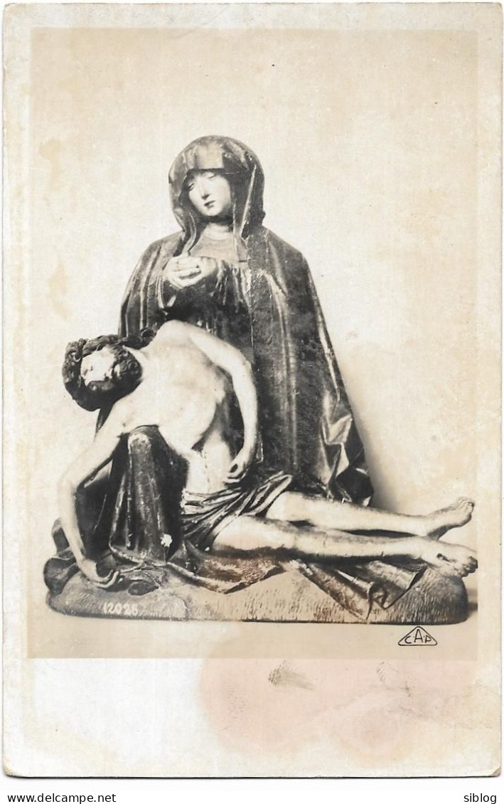 CPSM -Musée De L'Oeuvre - Notre Dame - STRASBOURG - "la Pieta D'Ammerschwihr Vers 1500" - Musées