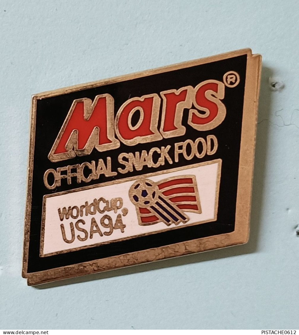 Pin's World Cup USA 94 Mars Official Snack Food Coupe Du Monde Football - Football