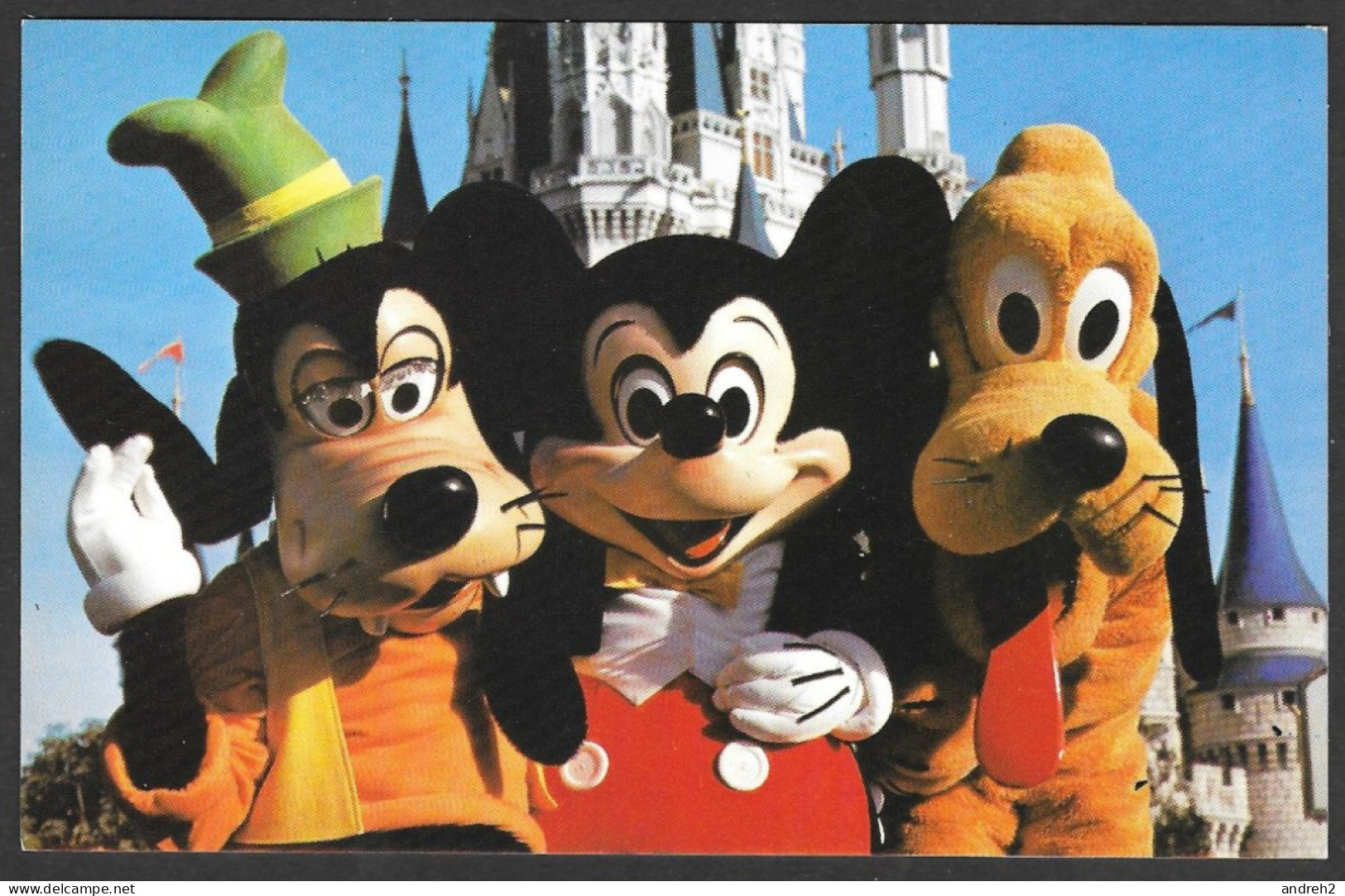 Orlando  Florida - Goofy Mickey Mouse And Pluto  You're As Welcome As Can Be - By Walt Disney - WDW- 1801 - Orlando