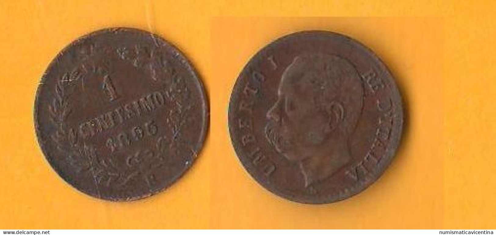 1 Centesimo 1895 Roma Mint  Regno D'Italia Umberto I° Italy Italie One Cent - 1878-1900 : Umberto I.