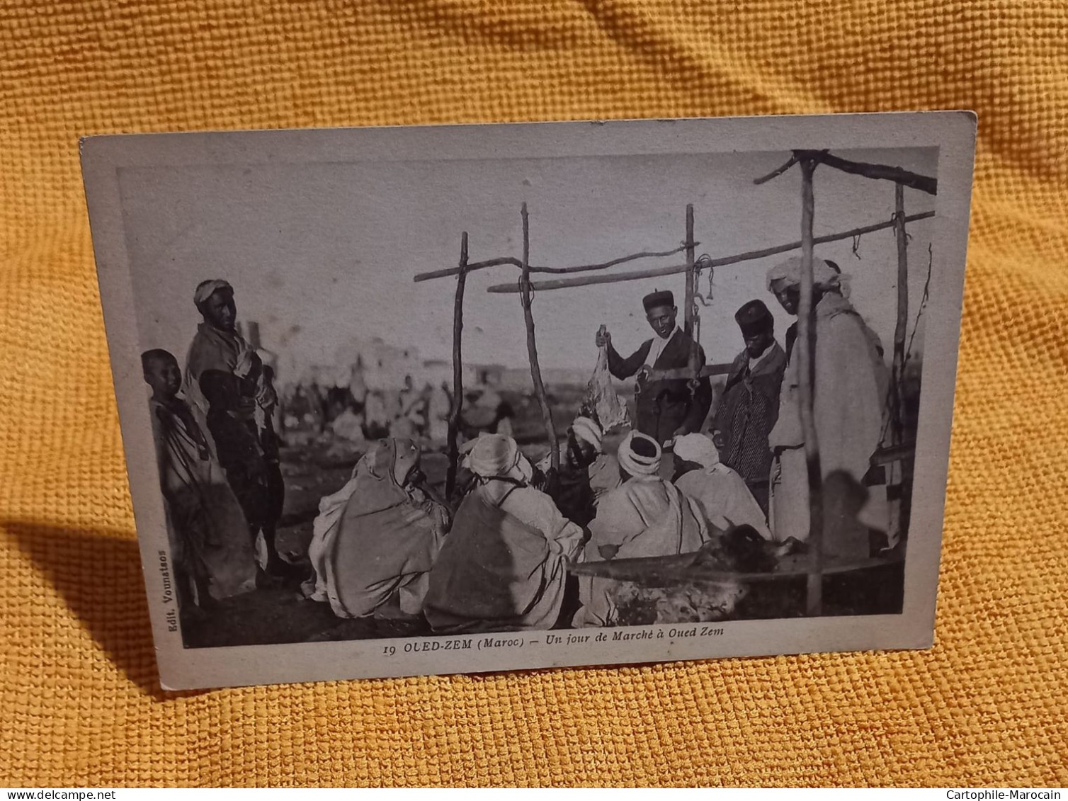 *A17*- Cp25 - OUED-ZEM : Un Coin Du Marché à Oued-Zem - Sonstige & Ohne Zuordnung