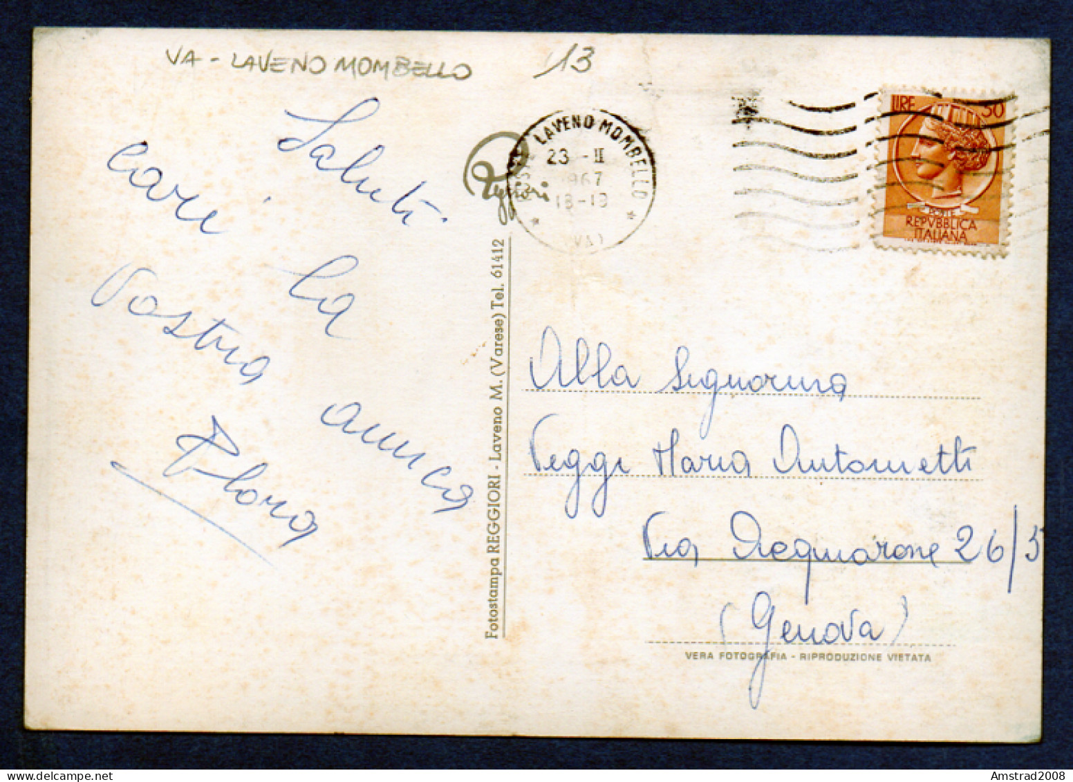 1967 - CERRO - LAGO MAGGIORE -  ITALIE - Varese