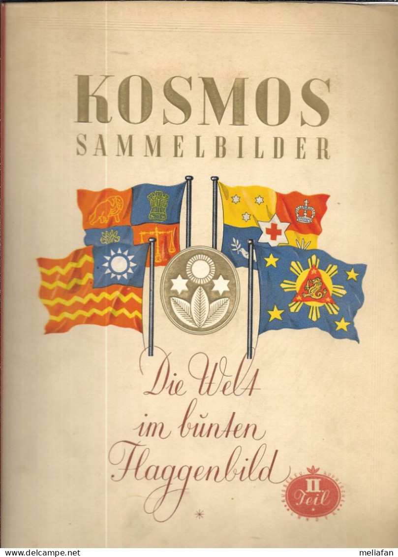 GF944 - ALBUM  KOSMOS - DIE WELT IM FLAGGENBILD BAND II - Sammelbilderalben & Katalogue