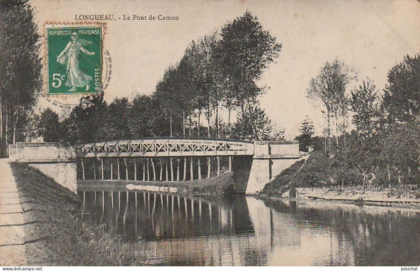 Z++ 9-(80) LONGUEAU - LE PONT DE CAMON - 2 SCANS - Longueau