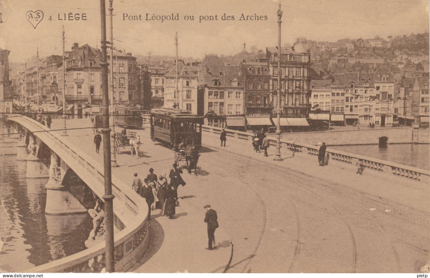 Liège   Pont Léopold Ou Pont Des Arches - Luik