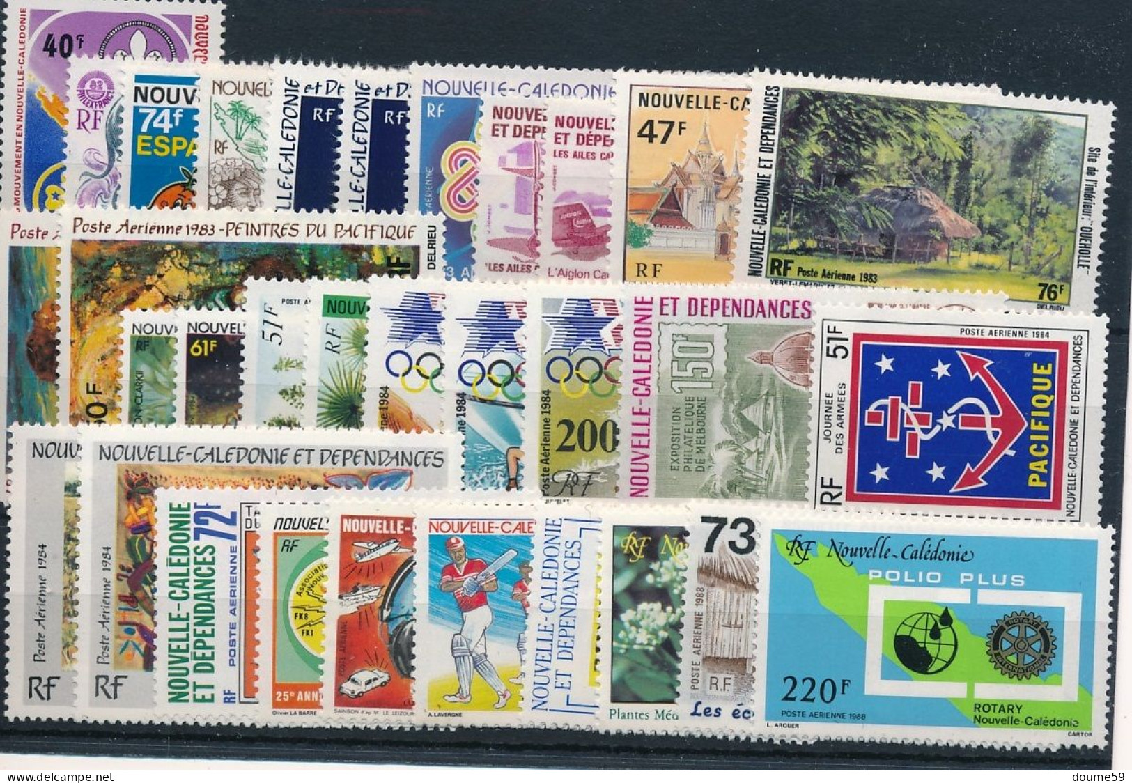 BD-391: Nelle CALEDONIE:  PA N°223/246*-250*-254**-255/260** - Unused Stamps