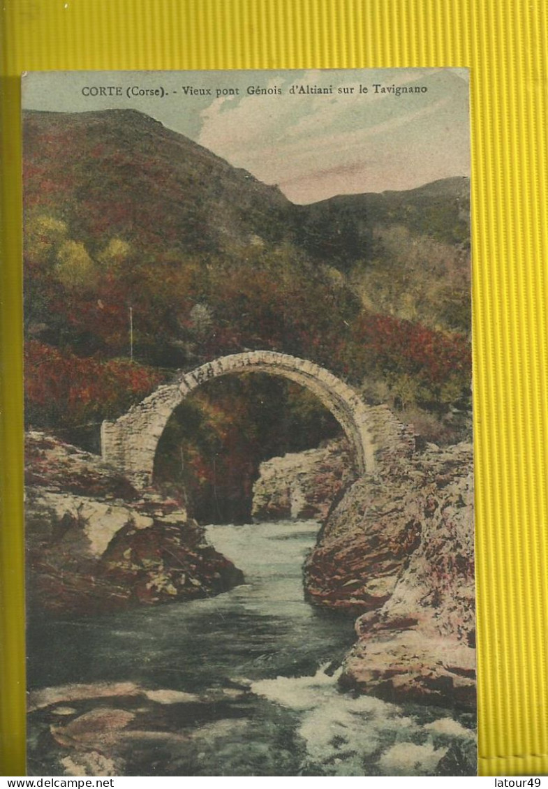 Corte Vieux Pont Genois 1916 - Corte