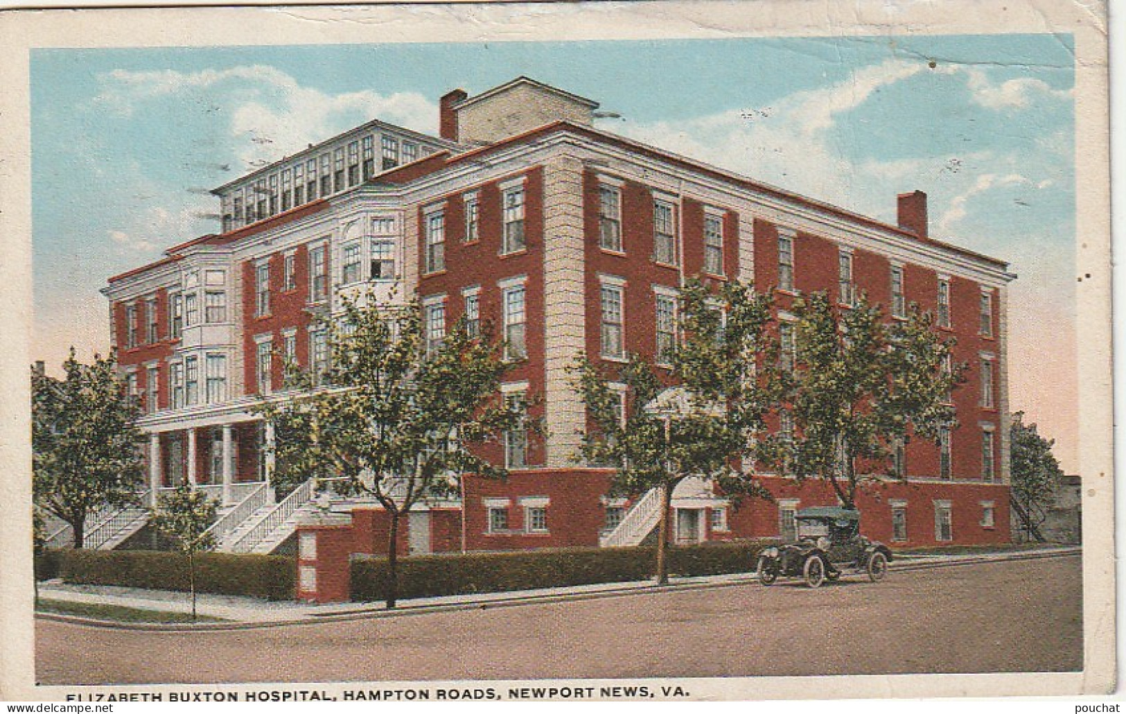 Z++ 12-(U. S. A.) ELIZABETH BUXTON HOSPITAL , HAMPTON ROADS , NEWPORT NEWS , VIRGINIA  - 2 SCANS - Newport News