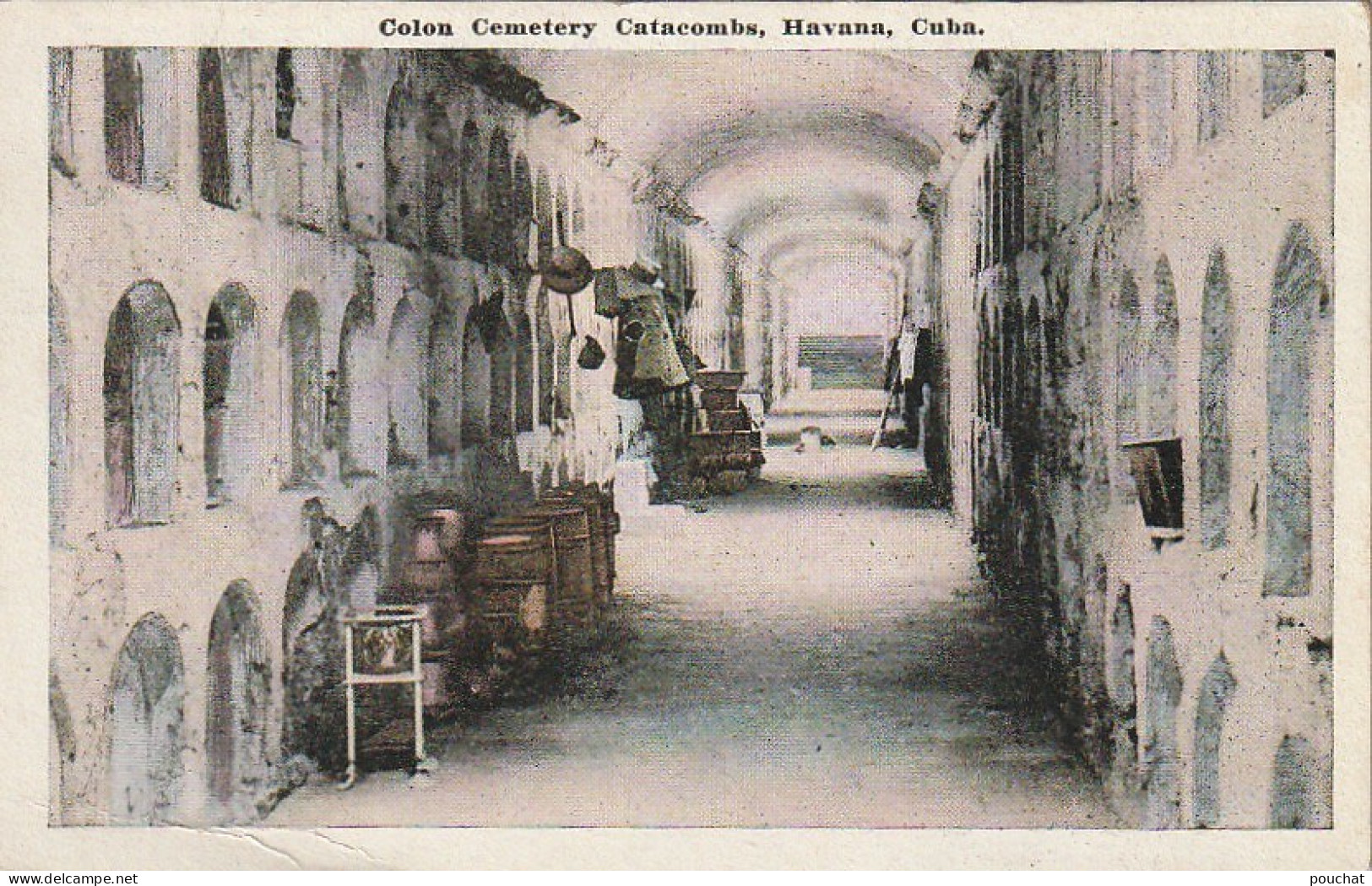 Z++ 12- (CUBA) COLON CEMETERY CATACOMBS , HAVANA , CUBA - 2 SCANS - Cuba