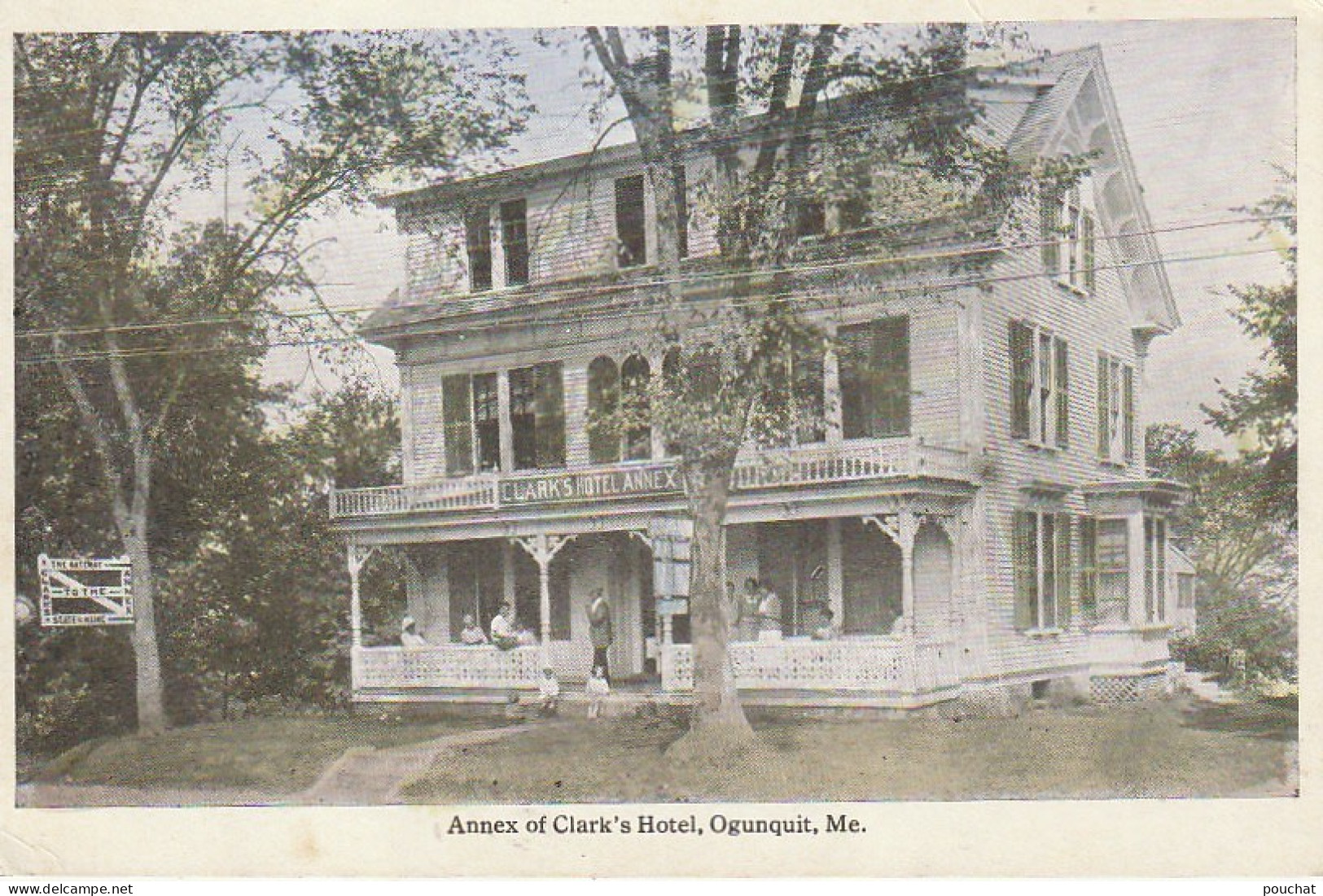 Z++ 12-( U .S. A. ) ANNEX OF CLARK' S HOTEL , OGUNQUIT , MAINE - ANIMATION - 2 SCANS - Other & Unclassified