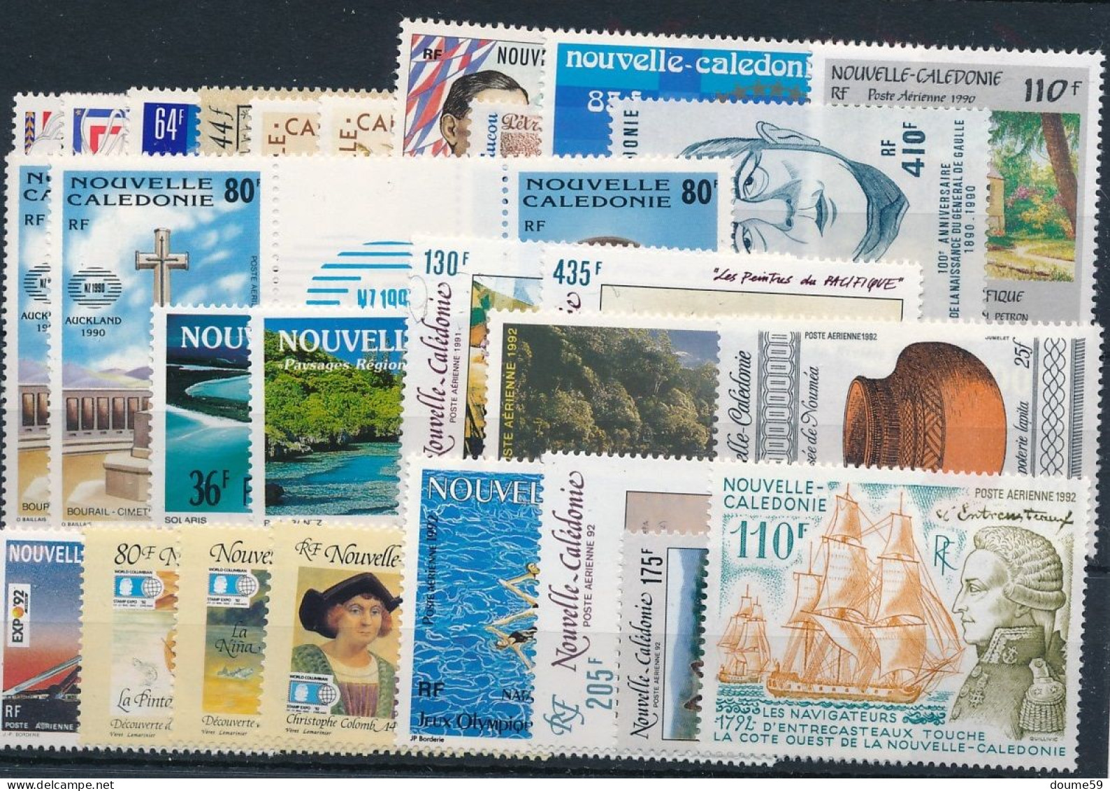 BD-392: Nelle CALEDONIE:  PA N°261/270A**-270A**-273/289** - Unused Stamps