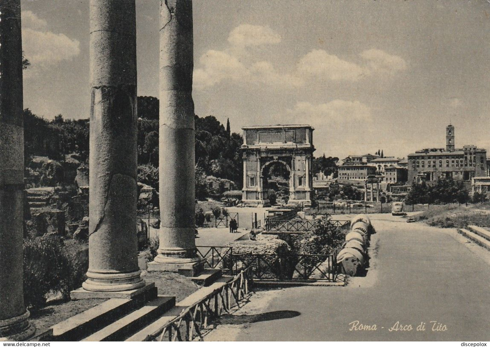 AD154 Roma - Arco Di Tito E Foro Romano / Non Viaggiata - Andere Monumenten & Gebouwen