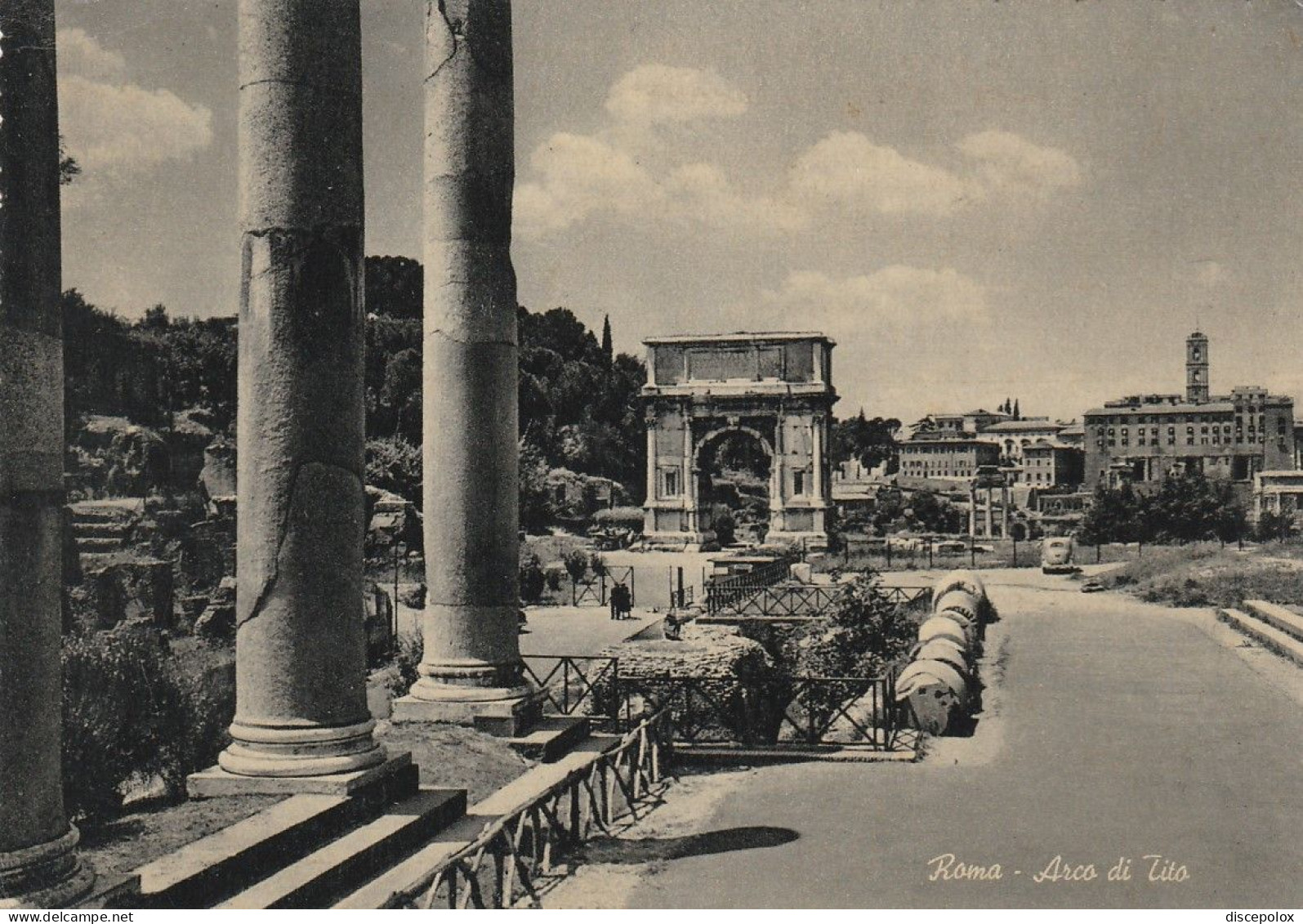 AD154 Roma - Arco Di Tito E Foro Romano / Non Viaggiata - Autres Monuments, édifices