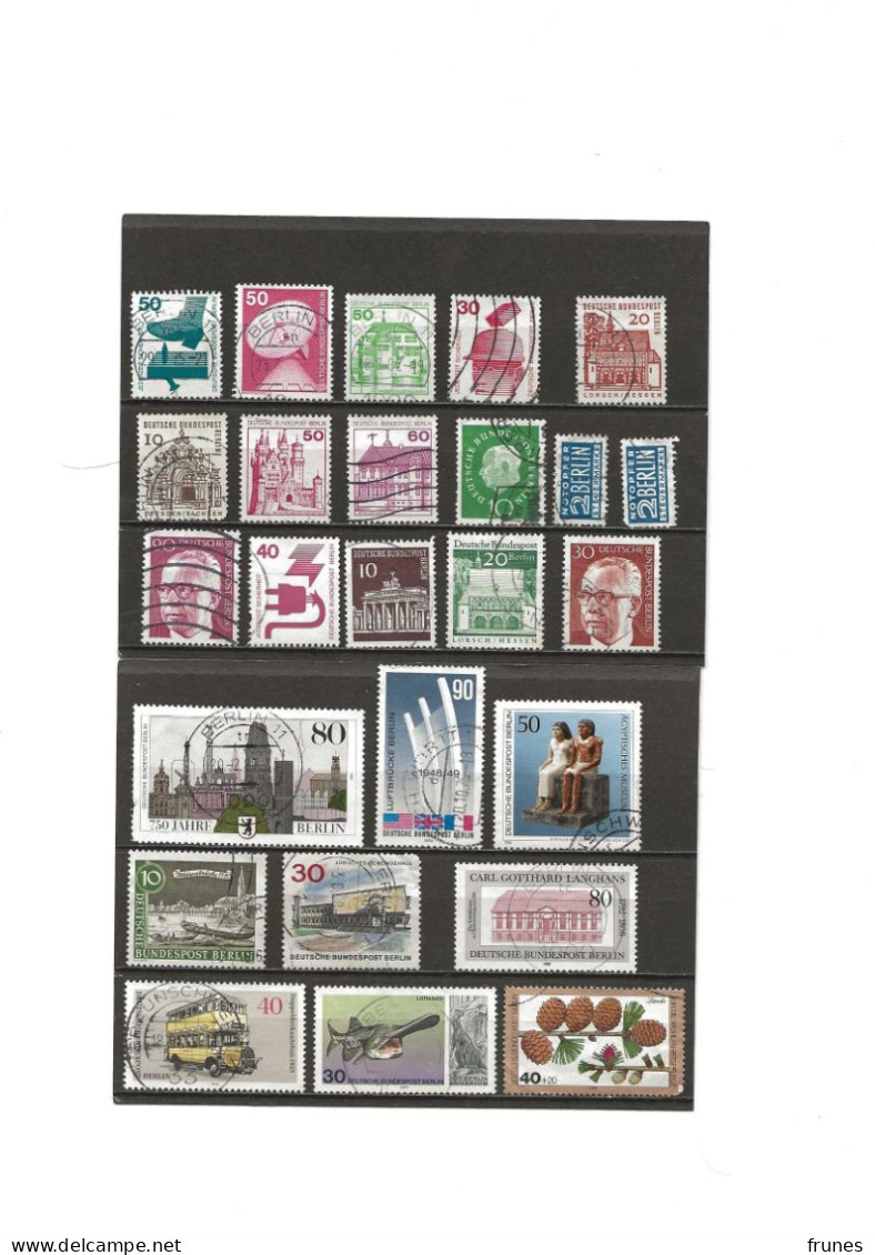 Lot Briefmarken Berlin 1950-1989 Gebraucht - Andere & Zonder Classificatie