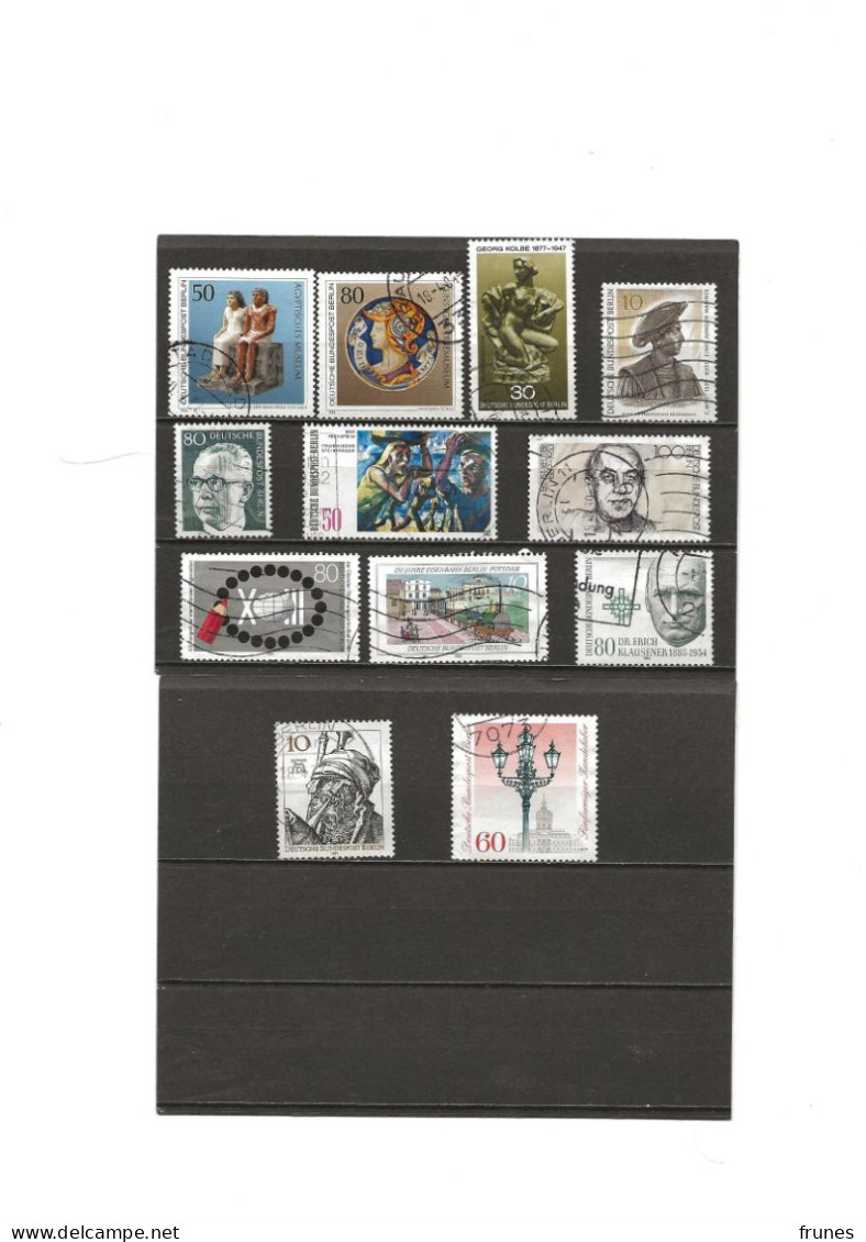 Lot Briefmarken Berlin 1950-1989 Gebraucht - Otros & Sin Clasificación