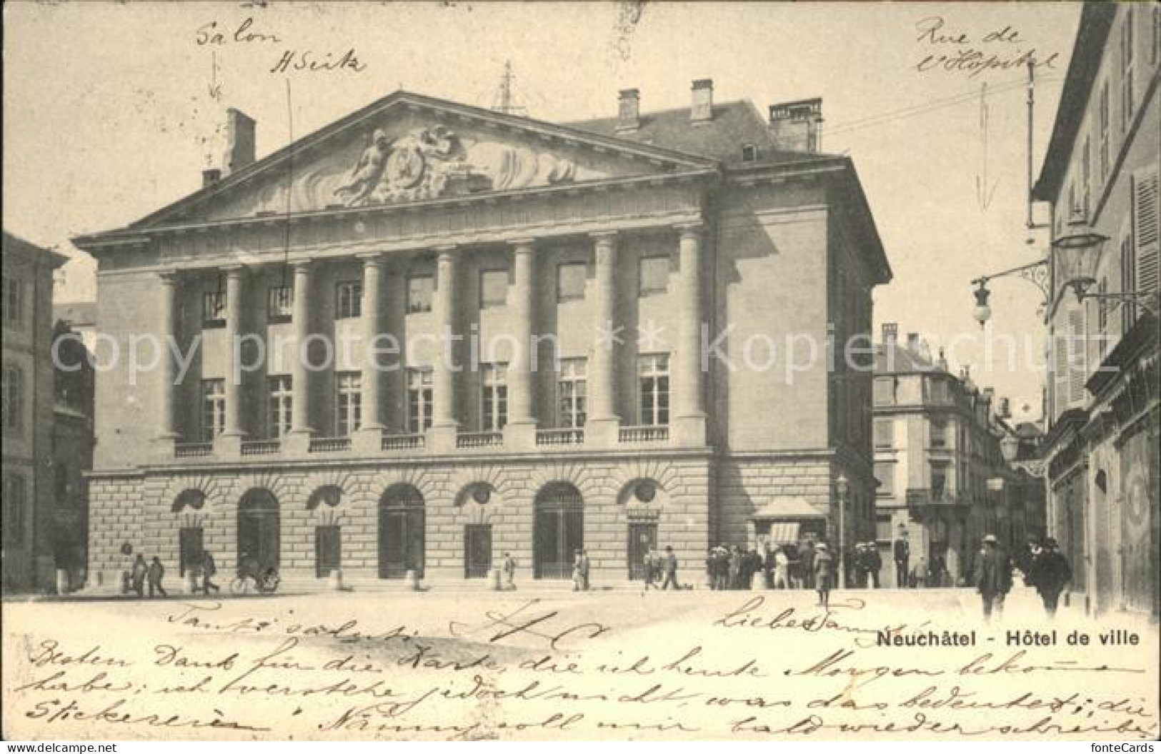 12013863 Neuchatel NE Hotel De Ville Neuchatel - Altri & Non Classificati