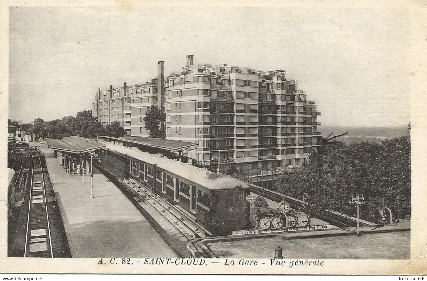 SAINT -CLOUD--La Gare ---Vue Générale - Saint Cloud