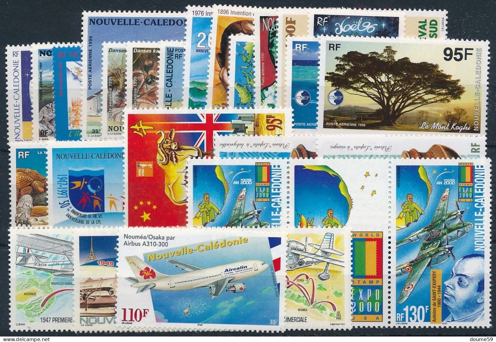 BD-394: Nelle CALEDONIE:  PA N°325/349** - Ungebraucht