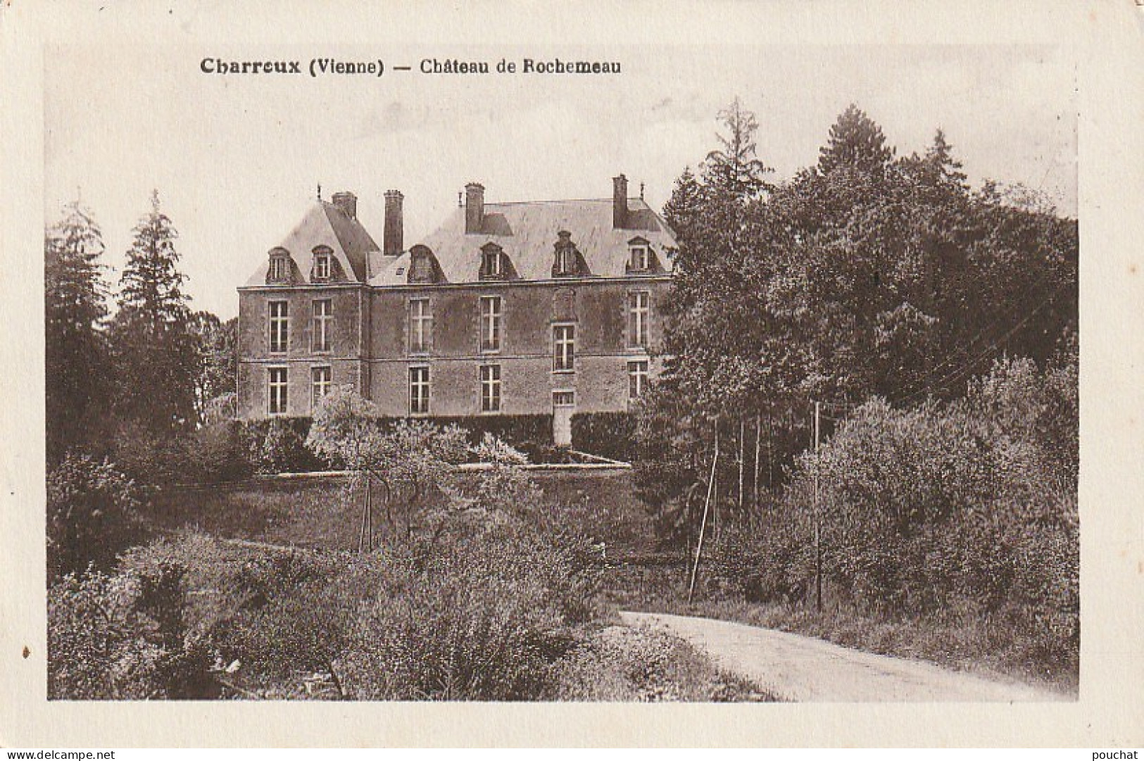 Z++ 18-(86) CHARROUX - CHATEAU DE ROCHEMEAU - 2 SCANS - Charroux