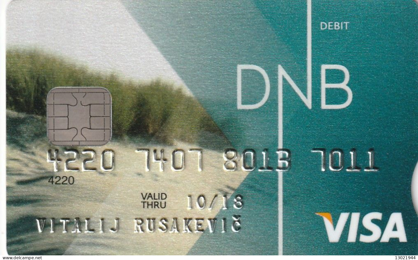 N. 4 LITUANIA BANK  CARD - POSSIBLE SALE OF SINGLE CARDS - Cartes De Crédit (expiration Min. 10 Ans)