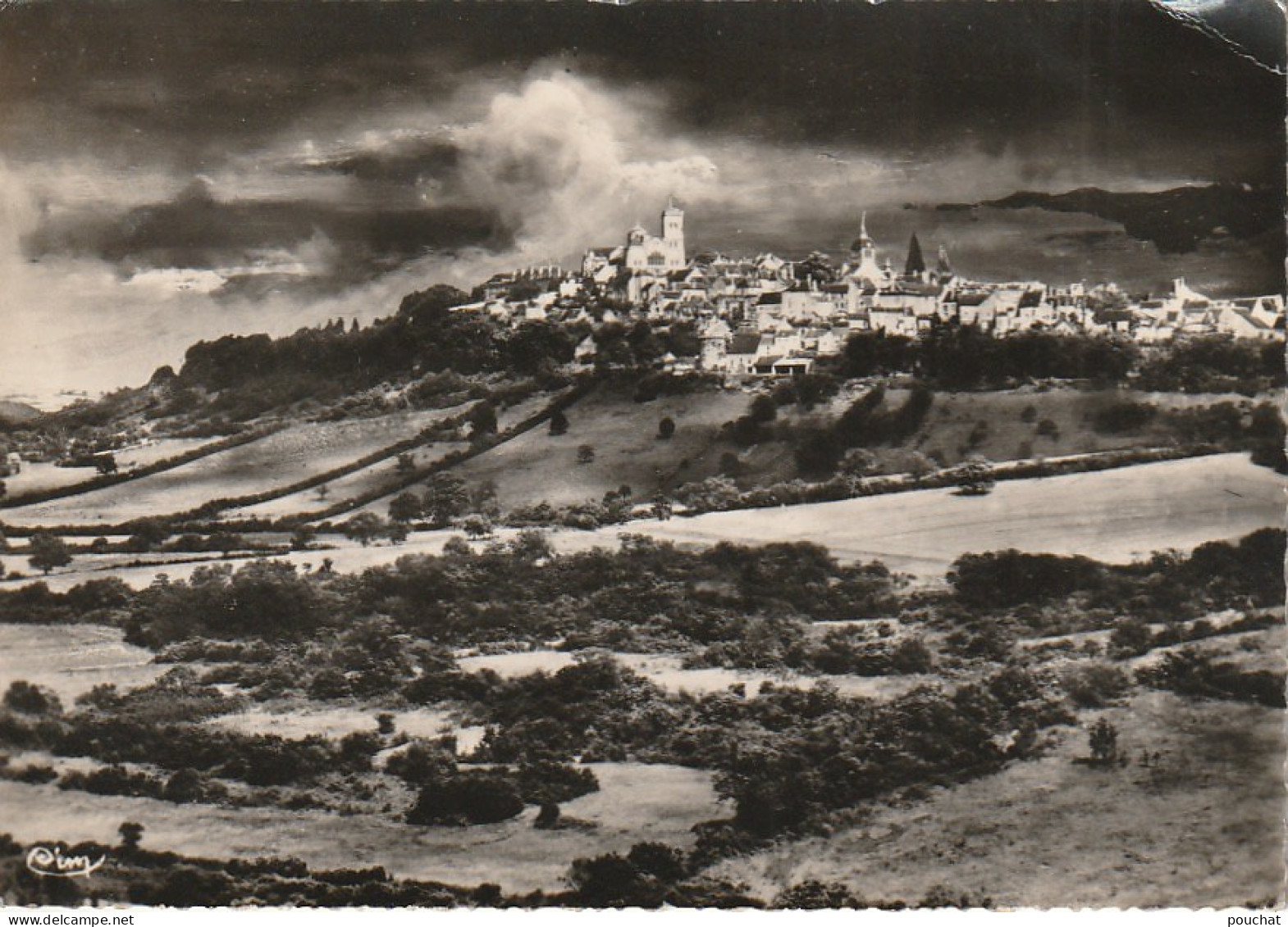 Z++ 21-(89) VEZELAY - VUE GENERALE - EXCLU. MAGASINS ST BERNARD , VEZELAY - 2 SCANS - Vezelay