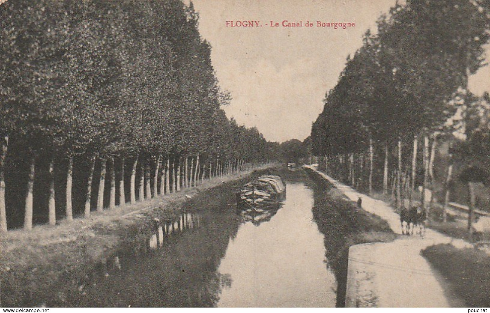 Z++ 21-(89) FLOGNY - LE CANAL DE BOURGOGNE - PENICHE - 2 SCANS - Flogny La Chapelle