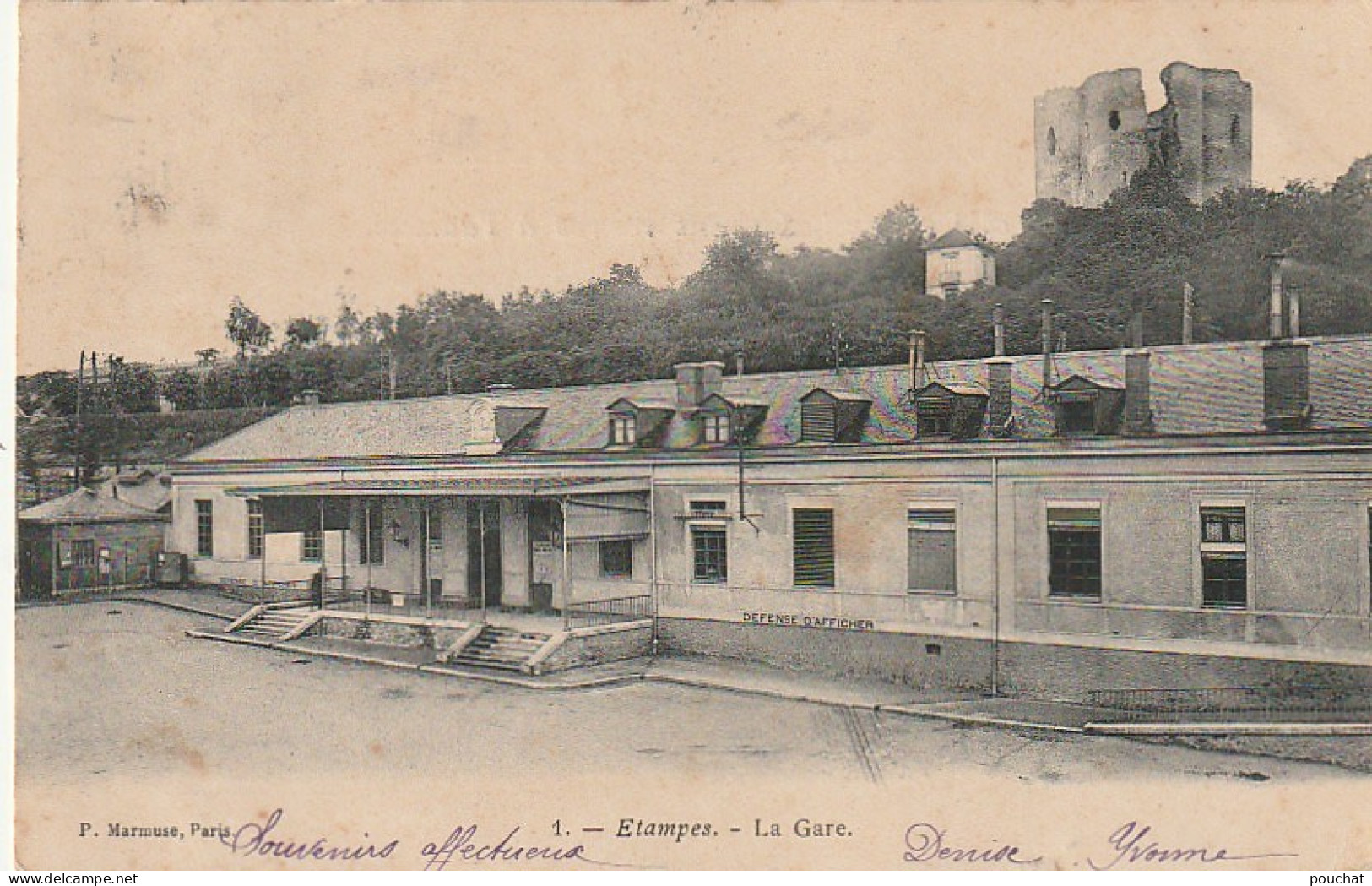 Z++ 23-(91) ETAMPES - LA GARE - 2 SCANS - Etampes