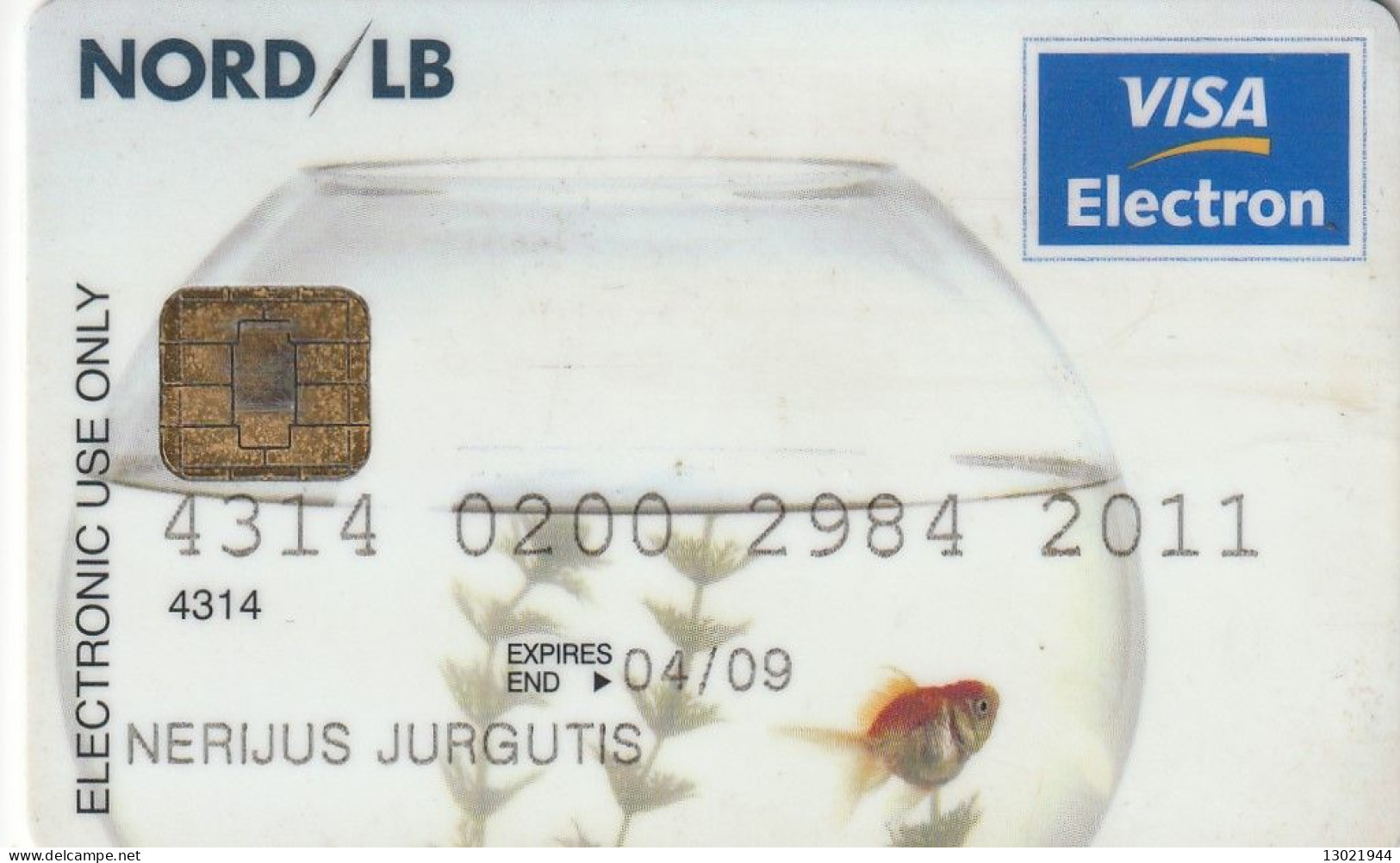 N.4 LITUANIA BANK  CARDS - POSSIBLE SALE OF SINGLE CARDS - Geldkarten (Ablauf Min. 10 Jahre)