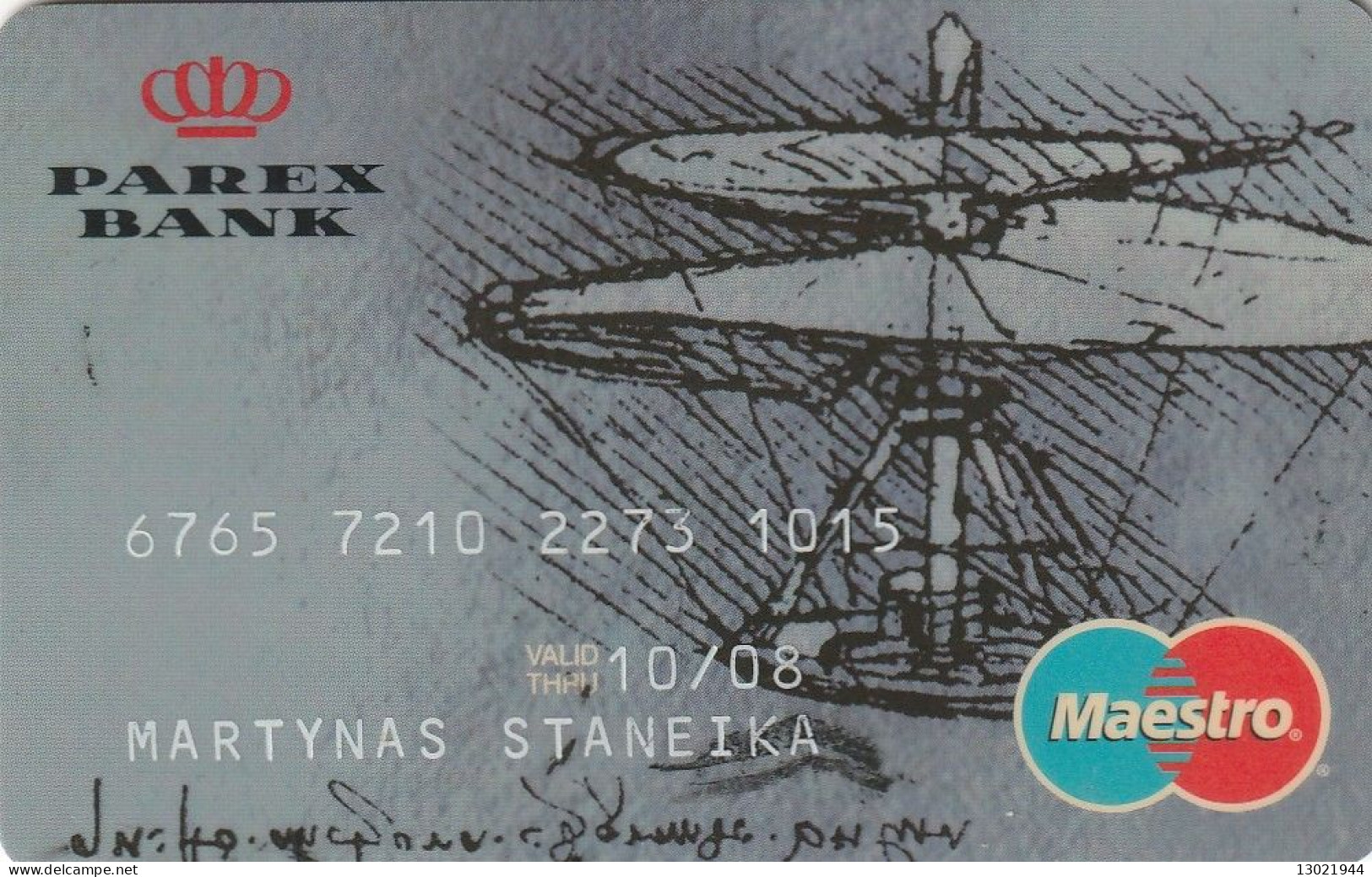 N.4 LITUANIA BANK  CARDS - POSSIBLE SALE OF SINGLE CARDS - Tarjetas De Crédito (caducidad Min 10 Años)