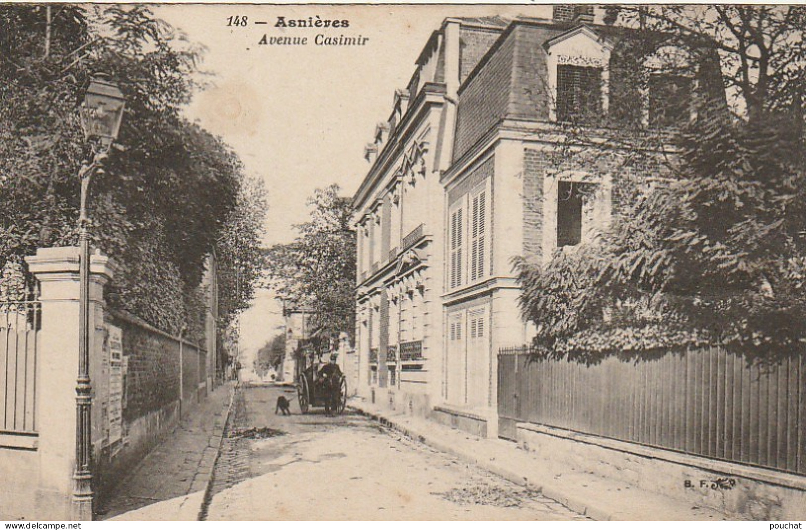 Z++ 24-(92) ASNIERES - AVENUE CASIMIR - ANIMATION  - 2 SCANS - Asnieres Sur Seine