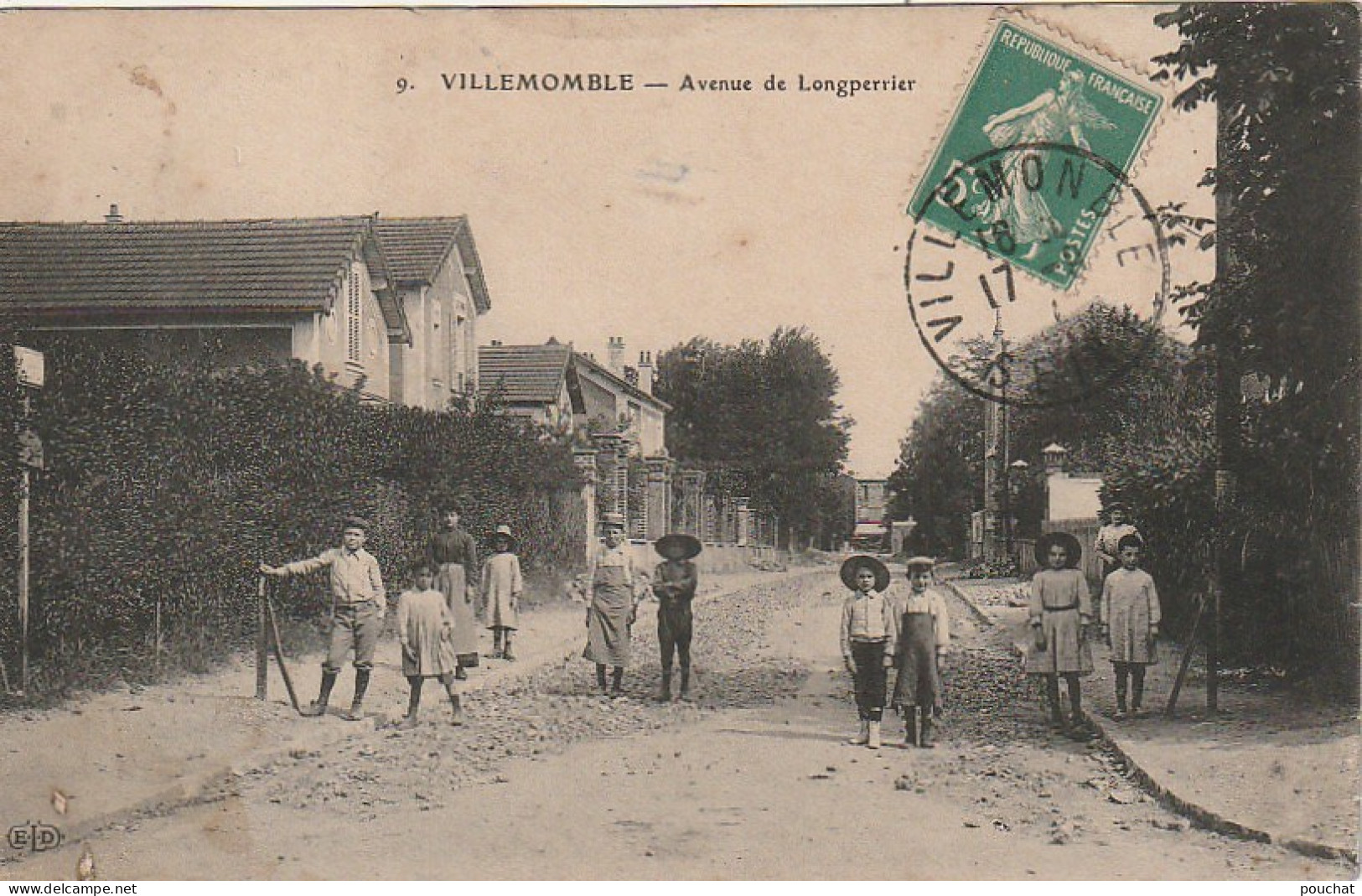 Z++ 25-(93) VILLEMOMBLE - AVENUE DE LONGPERRIER - ANIMATION - ENFANTS - 2 SCANS - Villemomble