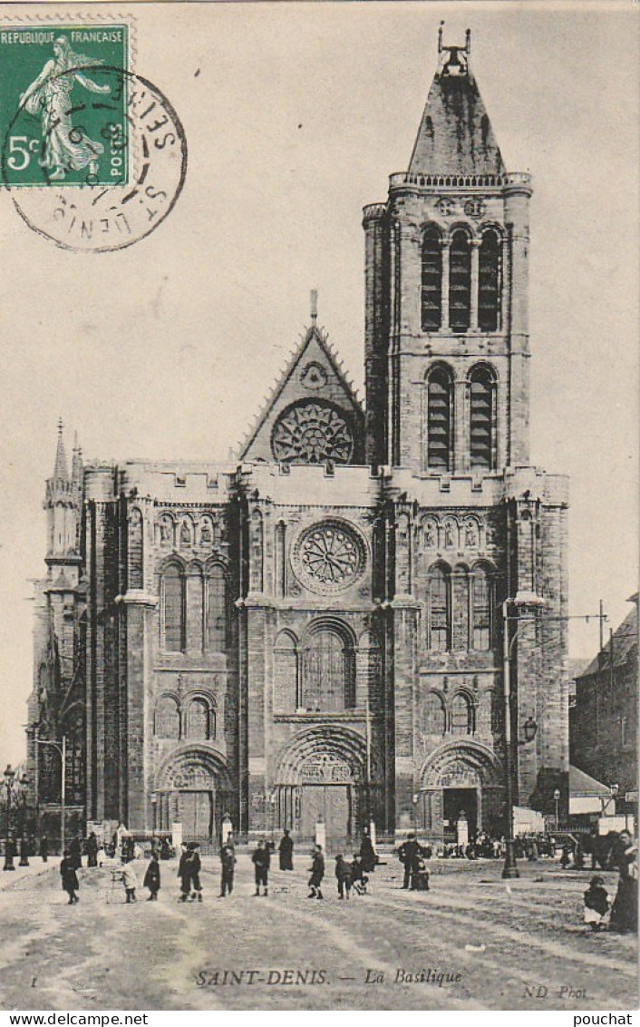 Z++ 25-(93) SAINT DENIS - LA BASILIQUE - ANIMATION - ENFANTS - 2 SCANS - Saint Denis