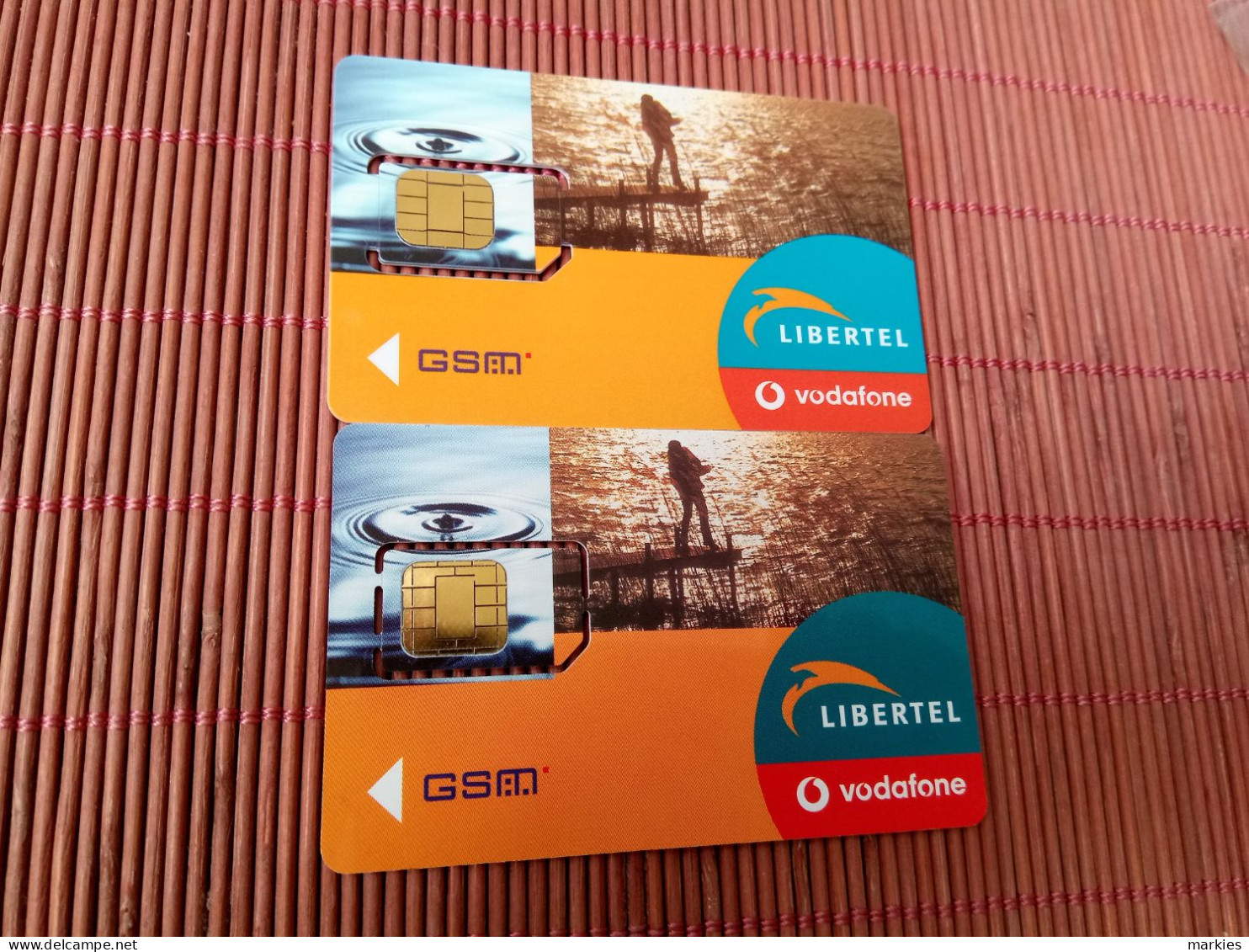 Libertel GSM  2 Cards Mint 2 Photos Rare - GSM-Kaarten, Bijvulling & Vooraf Betaalde