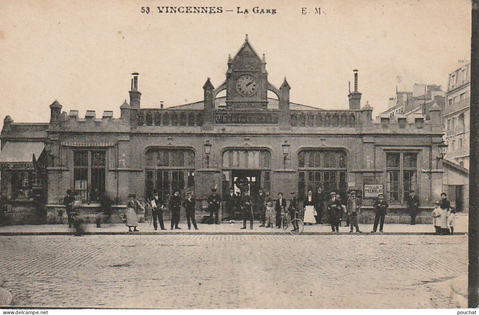 Z++ 27-(94) VINCENNES - LA GARE - ANIMATION - 2 SCANS - Vincennes