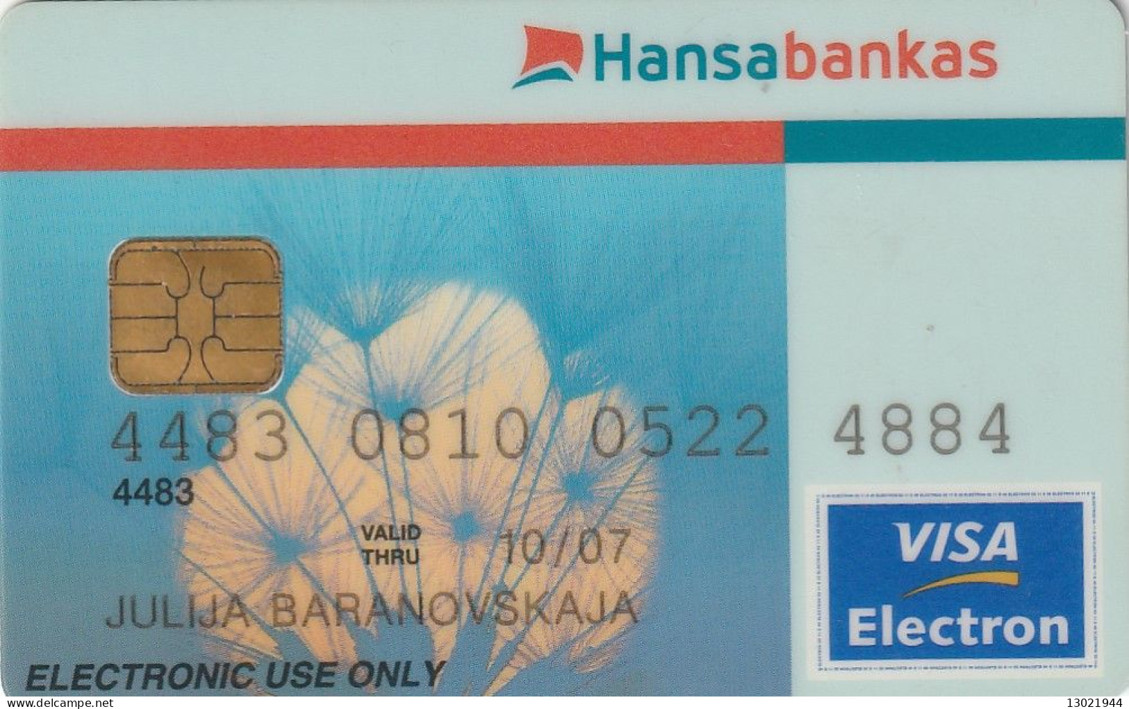 N. 3 LITUANIA BANK  CARDS - POSSIBLE SALE OF SINGLE CARDS - Tarjetas De Crédito (caducidad Min 10 Años)