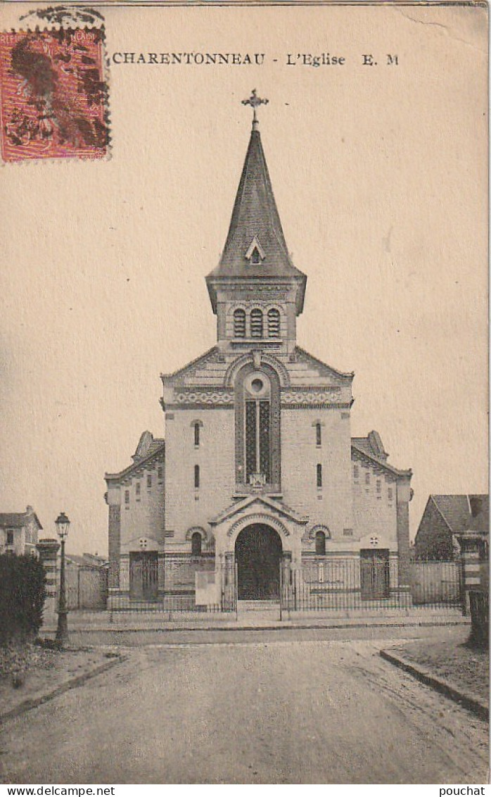 Z++ 27-(94) CHARENTONNEAU - L' EGLISE - 2 SCANS - Autres & Non Classés