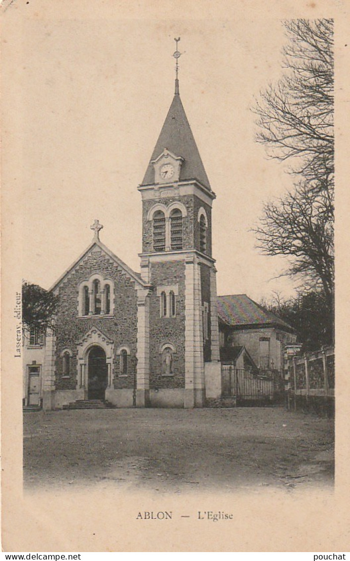 Z++ 27-(94) ABLON - L' EGLISE - 2 SCANS - Ablon Sur Seine