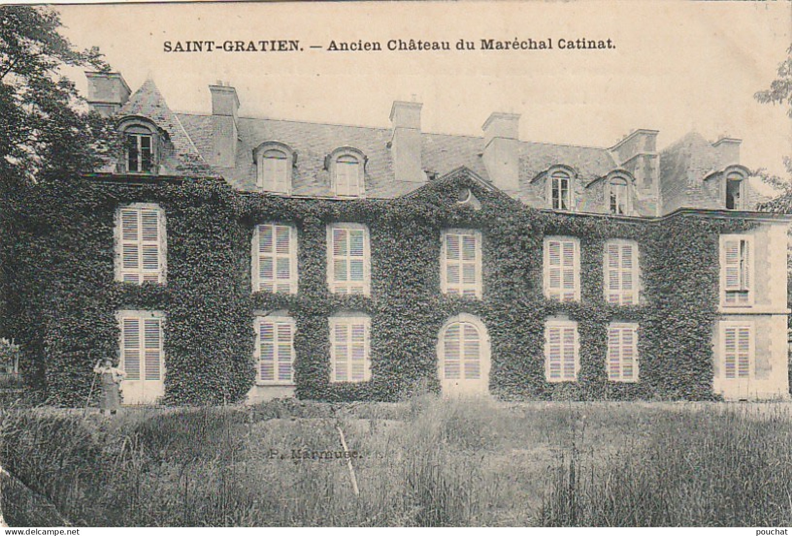 Z++ 28-(95) SAINT GRATIEN - ANCIEN CHATEAU DU MARECHAL CATINAT - 2 SCANS - Saint Gratien