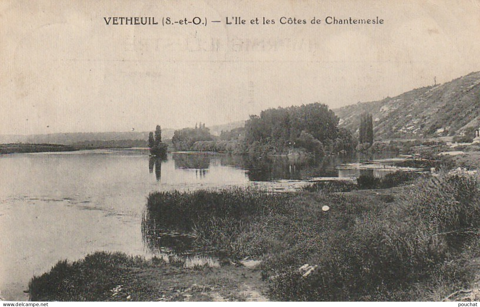 Z++ 28-(95) VETHEUIL - L' ILE ET LES COTES DE CHANTEMESLE - 2 SCANS - Vetheuil