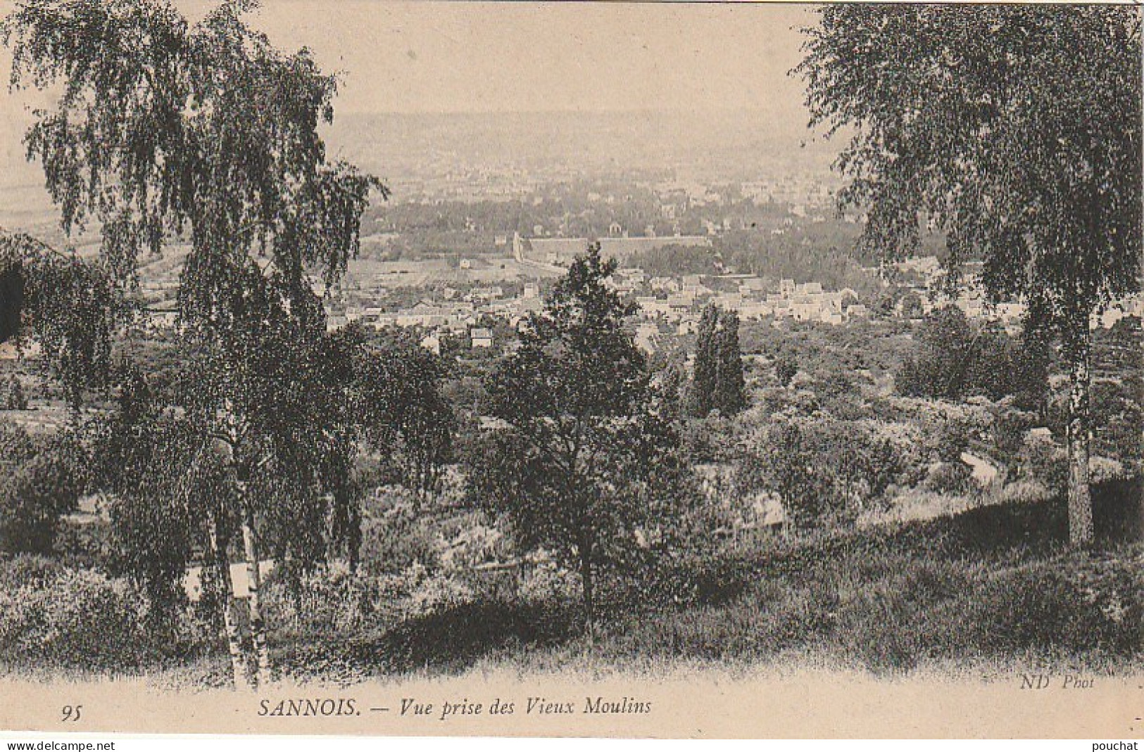 Z++ 28-(95) SANNOIS - VUE PRISE DES VIEUX MOULINS - 2 SCANS - Sannois