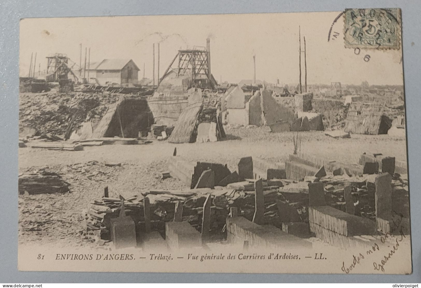 DPT 49 - Trélazé - Vue Générale Des Carrière D'ardoises - Sin Clasificación