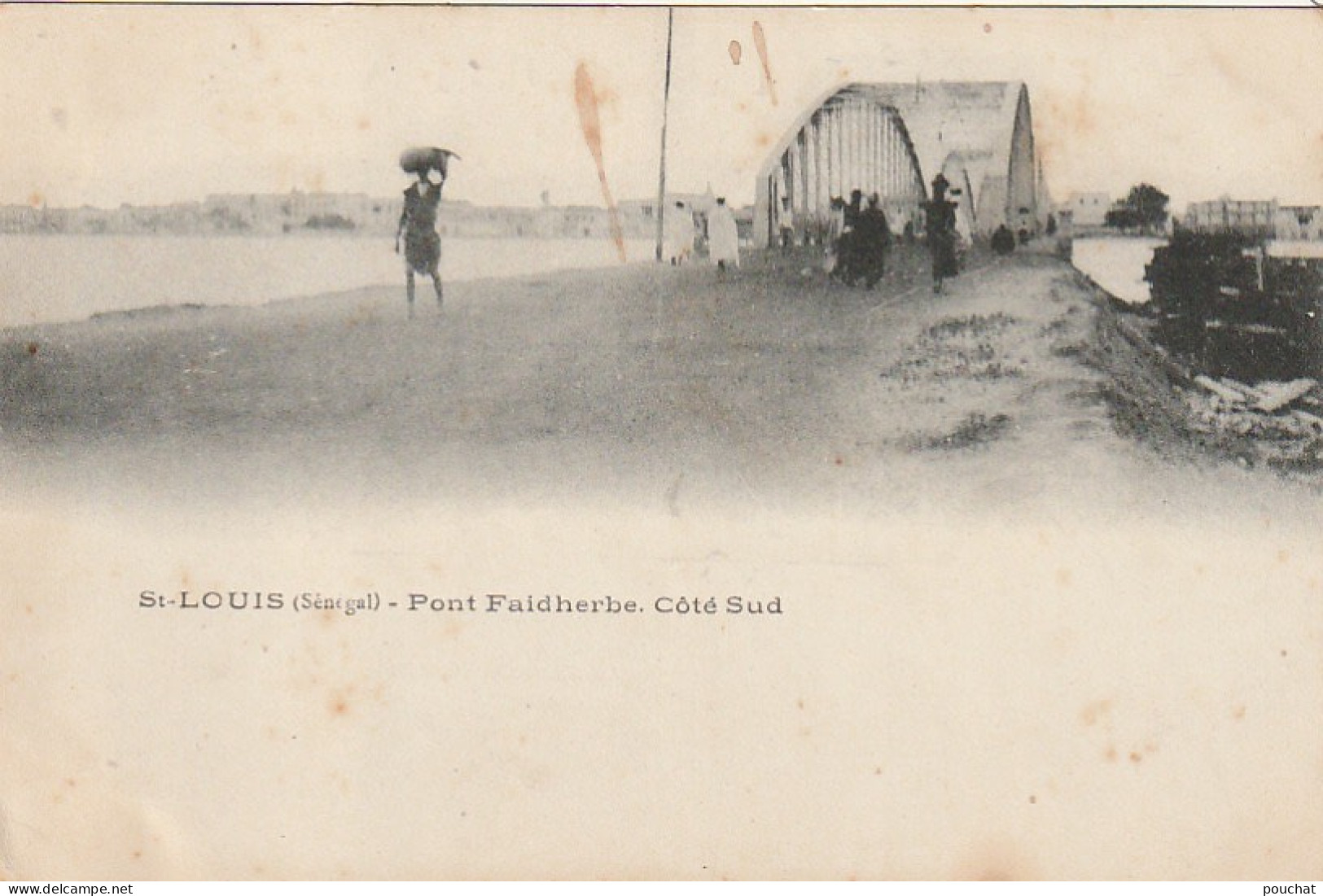 Z++ 30- ST LOUIS ( SENEGAL ) - PONT FAIDHERBE , COTE SUD - 2 SCANS - Senegal