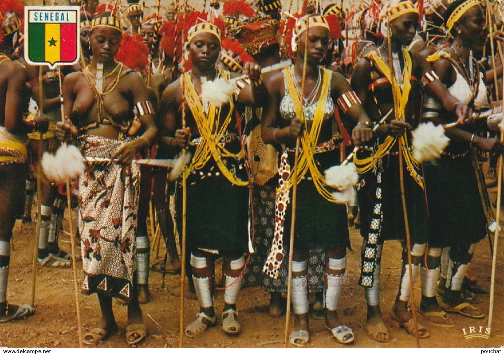 Z++ 30- REPUBLIQUE DU SENEGAL  - DANSE BASSARI - JEUNES FEMMES - 2 SCANS - Senegal