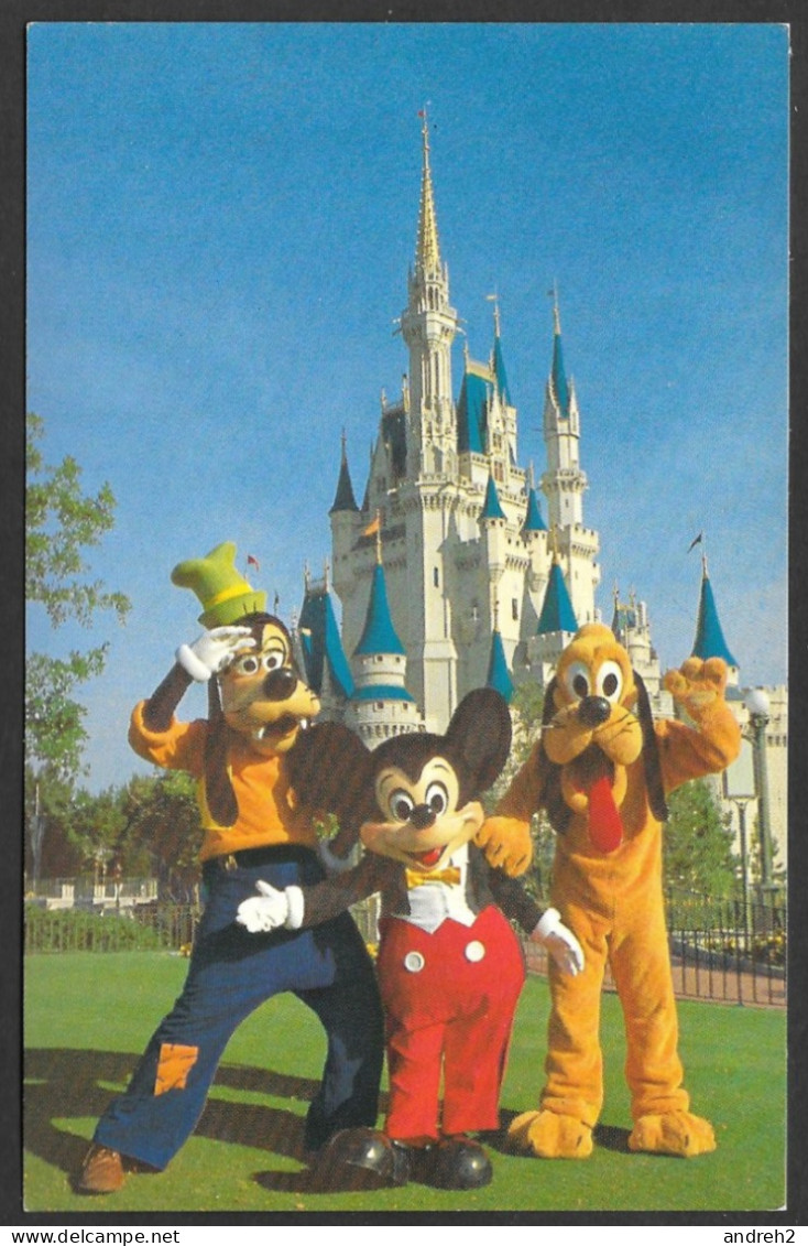 Orlando  Florida - Goofy Mickey Mouse And Pluto  You're As Welcome As Can Be - By Walt Disney - WDW- 1602 - Orlando