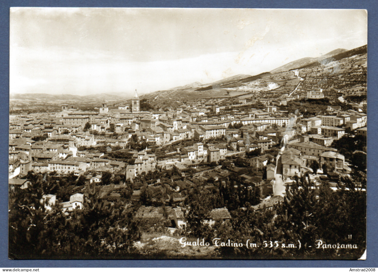 1953 - GUALDO TADINO - PANORAMA  -  ITALIE - Perugia