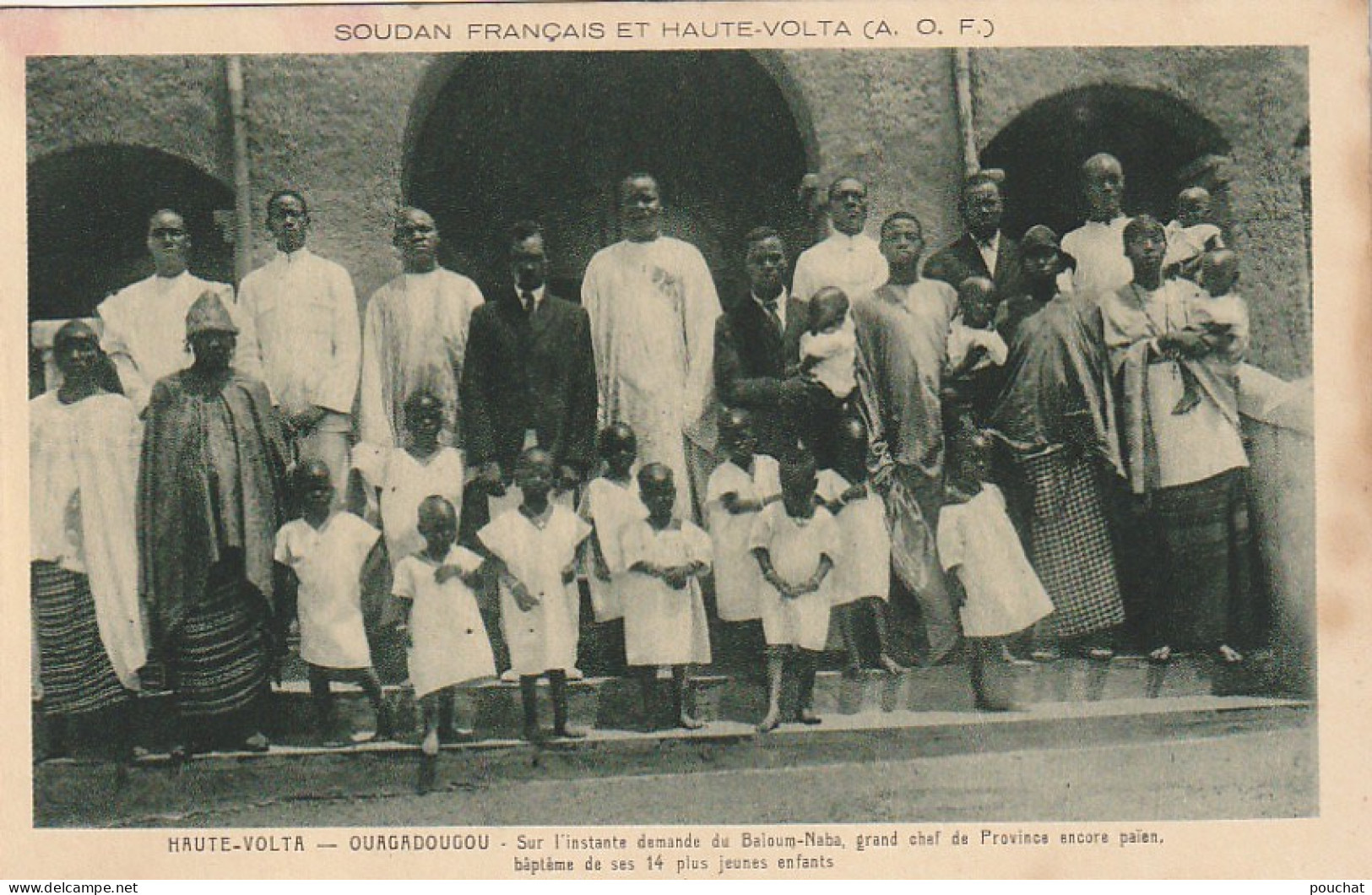 Z++ 32-( HAUTE VOLTA ) - OUAGADOUGOU - BAPTEME DE SES 14 ENFANTS A LA DEMANDE DU BALOUM NABA , GRAND CHEF DE PROVINCE - Burkina Faso