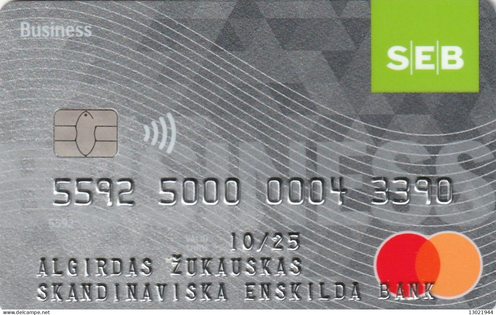 N. 4 LITUANIA BANK  CARDS - POSSIBLE SALE OF SINGLE CARDS - Tarjetas De Crédito (caducidad Min 10 Años)