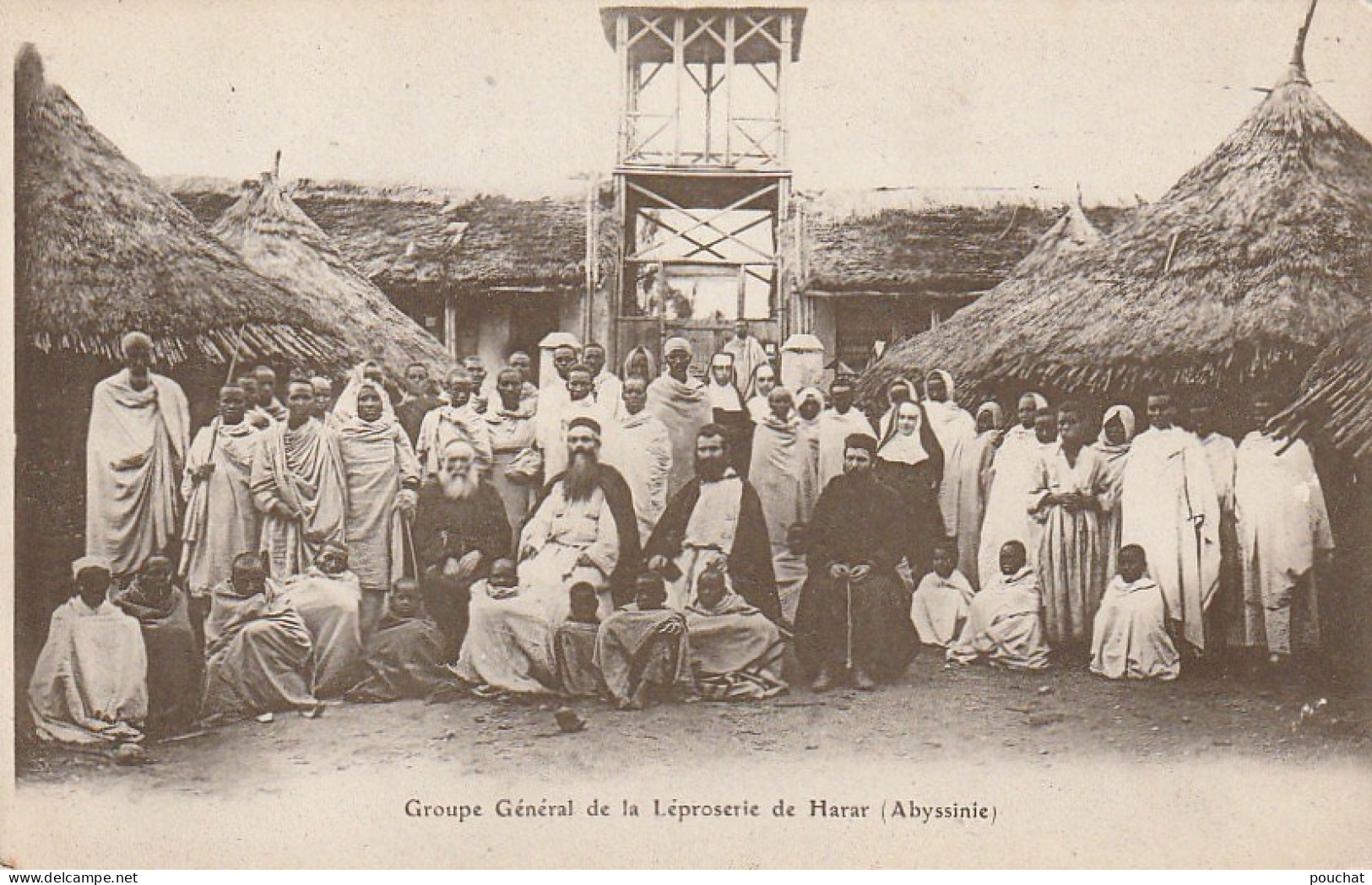 Z++ 32-( ABYSSINIE ) GROUPE GENERAL DE LA LEPROSERIE DE HARAR  - 2 SCANS - Other & Unclassified