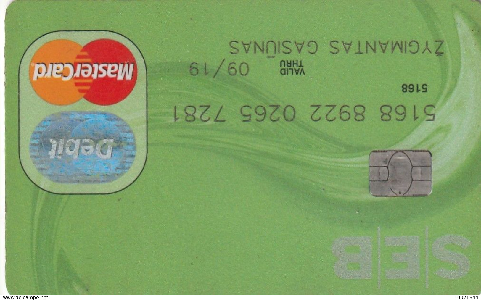 N.4 LITUANIA BANK  CARDS - POSSIBLE SALE OF SINGLE CARDS - Carte Di Credito (scadenza Min. 10 Anni)